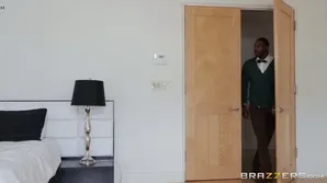 Skinny teen Khloe Kapri rides monster