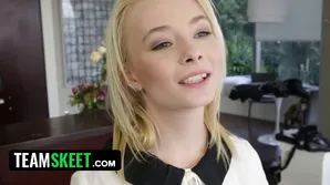 Hottest ever petite teen gets her pussy