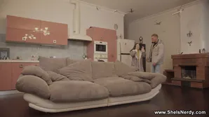 A cute teen seduced her neighbor and got