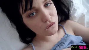 Black haired step sis skillfully handles