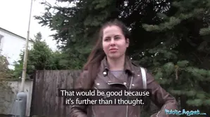 A sexy girl agreed to have sex for money