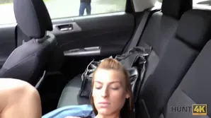 Cheating couple picked up a busty