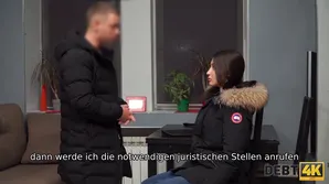 A Russian babe bought a new car and