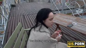 Two hot sisters fucked by their sexy