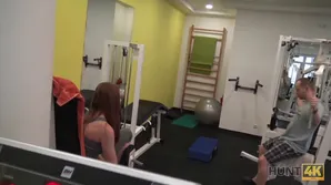 A red haired girl is being bullied by a