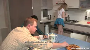 The young guy seduced hot Isabel Stern