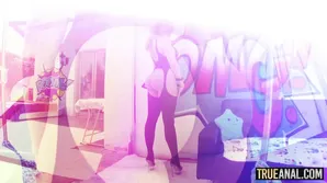 A girl with big boobs fucks deeply for