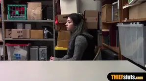 A rich woman is being roughly punished