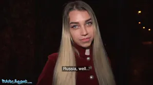 Small Elena Vedem's breast big mouth and