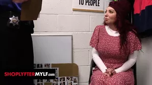 Kiki Daire a fiery redhead dominates