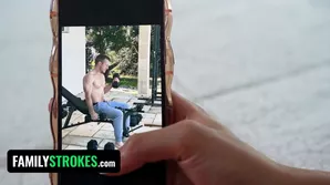 Stepdaughter and mother having a