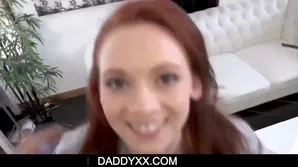 Athena Rayne a petite girl with red hair