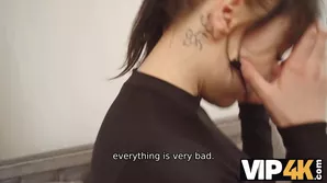 Beautiful teen shivers from hardcore