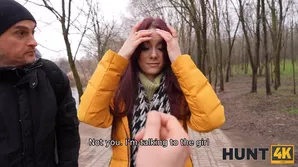 Hungarian themed cuckold scene with