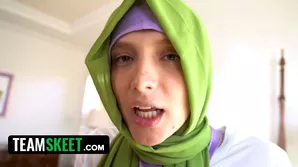 A skinny and petite teen achieves great