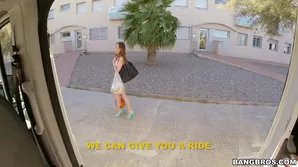 Pretty Spanish woman Maria experiences a