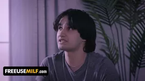 Stepson and aunt in homemade porn video