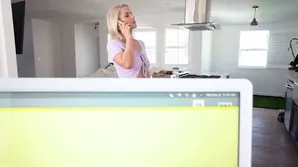 A mature and professional woman helps a