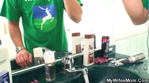 A phoneNumber gives a blowjob to a man