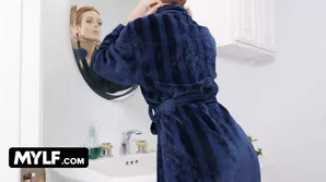 Hot milf and stepdaughter seduce one man