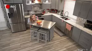 Stepfather and stepdaughter with