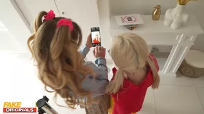 Katy Rose in HD scene with college boy