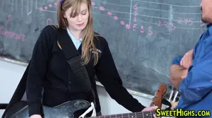 Hardcore sex with a hot college girl who