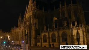 A voluptuous woman with perfect figure