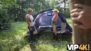 Young European couple's steamy hot