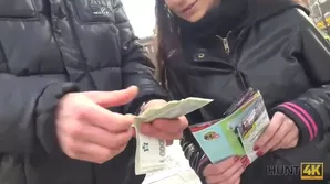 A young Czech woman uses her family to