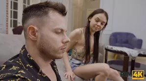 Mia Grandy's first time group sex with a