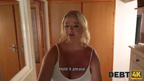 Beautiful European blonde gets rough