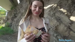 A lovely woman with a perfect figure