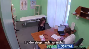 Father with a big dick uses a doctor's