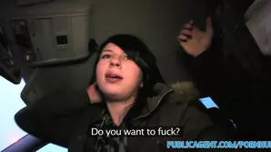 A amateur redhead gets some cash by