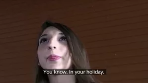 An beautiful brunette gets some drilling