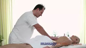 Karen at first receives a normal sensual