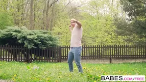 Beautiful women seducing a soldier on