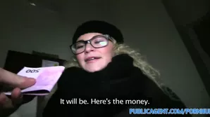 Public amateur porn with tit banging and