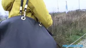 Girl with big tits gets a portion of