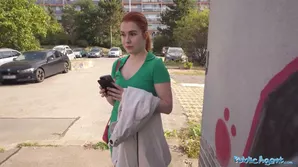 An appetizing girl exposed herself a