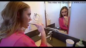 The girl was a gymnast she drank beer