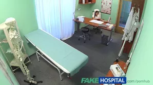 Nurse gave the patient her fake boobs to