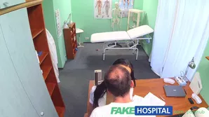 A man pretending a doctor checked on