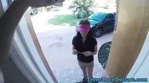 The pretty girl did a stupid thing to