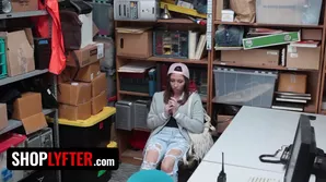 A security guard detained a girl in the