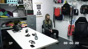 A security guard's threats to a girl for