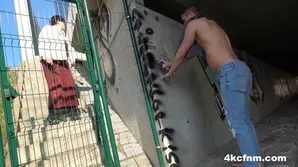 Experienced girl in glasses has sex in