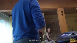 The combination of face fucking and