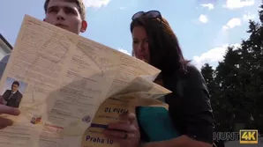 Czech kitchen sex A girl plays with a